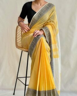 Khadi cotton saree