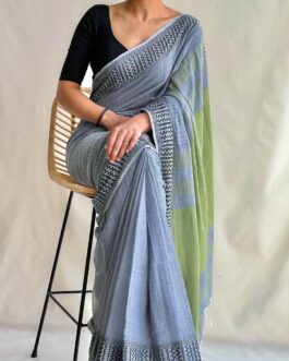 Khadi cotton saree