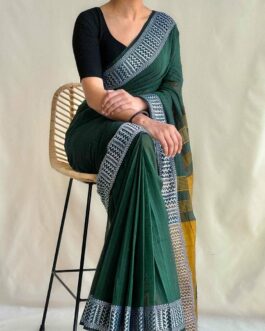 Khadi cotton saree
